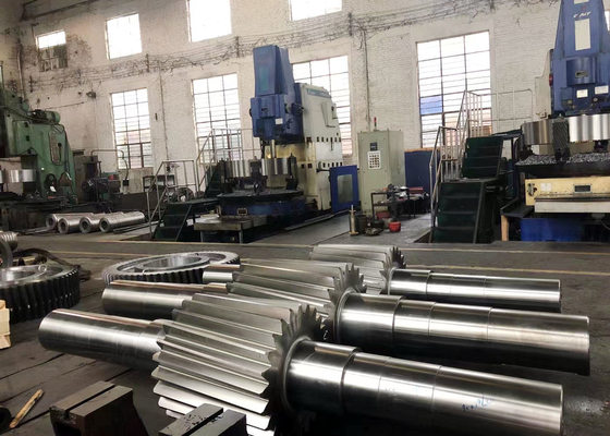 17CrNiMo6 Steel 12 Module Transmission Gear Shaft για τη διαρκή μετάδοση ισχύος