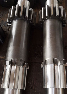 Άξονας εργαλείων γραναζιών κεντρισμάτων μειωτών ταχύτητας κιβωτίων ταχυτήτων με τα ευθέα πλαισιωμένα αυλακώνω