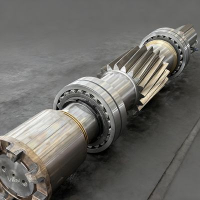 Άξονας γραναζιού μετάδοσης 20CrMnTi ISO 6 Grade OEM με κυλινδρικό τύπο