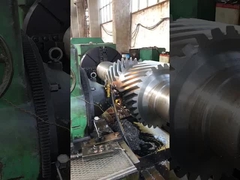 17CrNiMo6 Δύο ελικοειδείς γρανάζια DP 6.35 για μειωτή γρανάζια